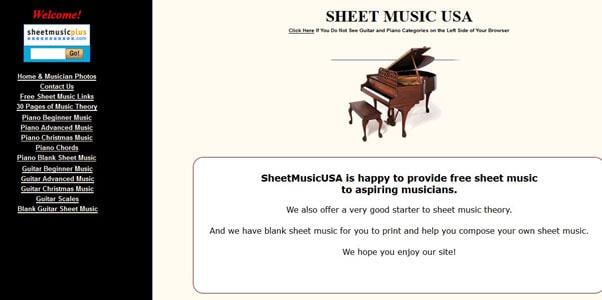 The TOP 5 Piano Sheet Sites	