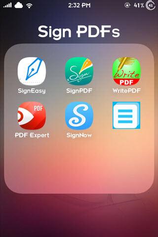 sign pdf on iphone