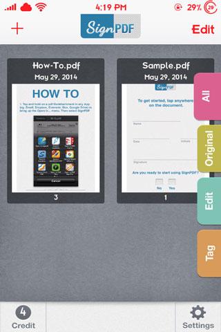 how to sign pdf on iphone