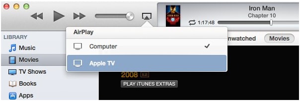 How to play QuickTime Video on Apple TV