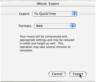 Solved: why can't my QuickTime video import to iMovie