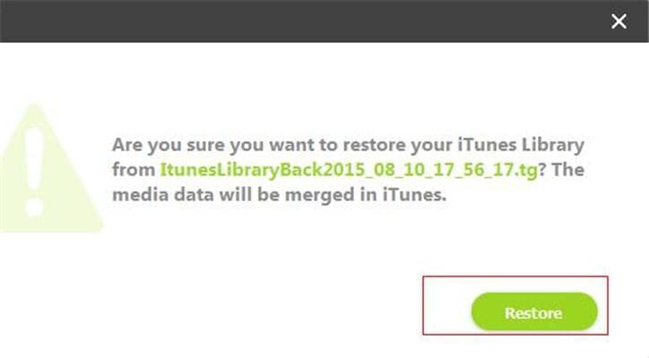 Backup/Restore iTunes Library