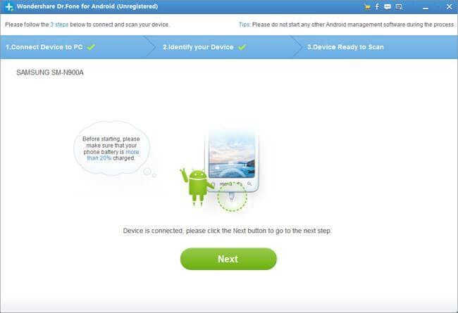 recover sms android
