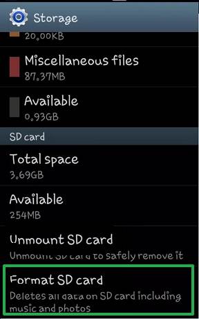 Guide to fully erase Android phone SD card