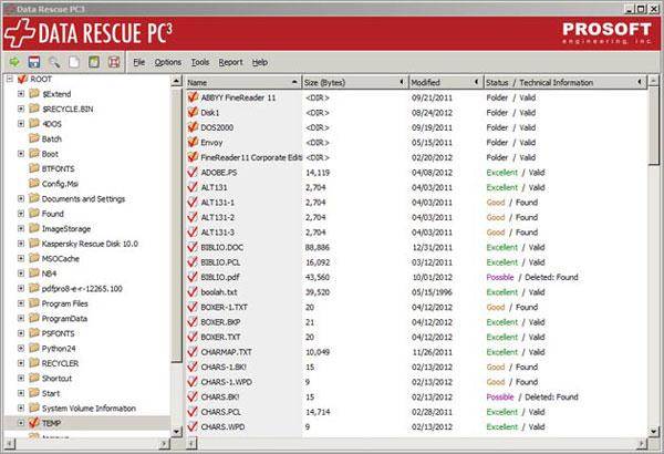 prosoft engineering recoversoft data rescue pc