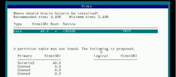 format disk solaris 9