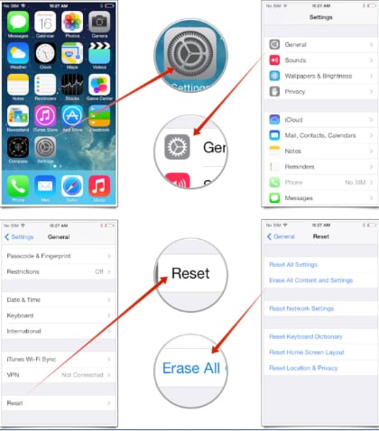 How to Erase iPhone History