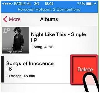 delete multiple songs at once on iphone