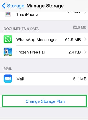 How to Cancel iCloud storage plans