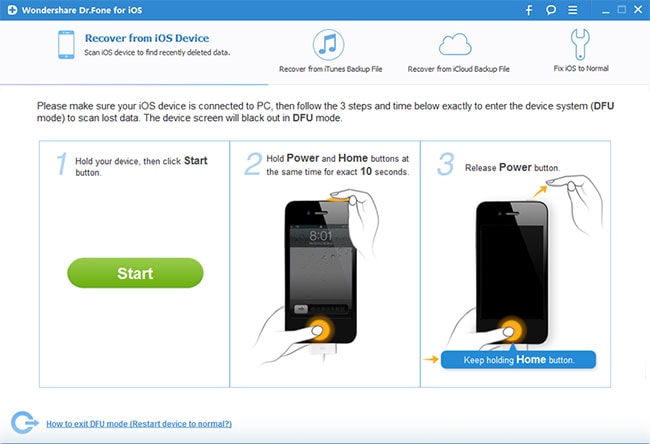 recover imessage from iphone