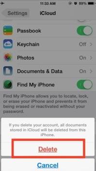 How to Remove iCloud Account