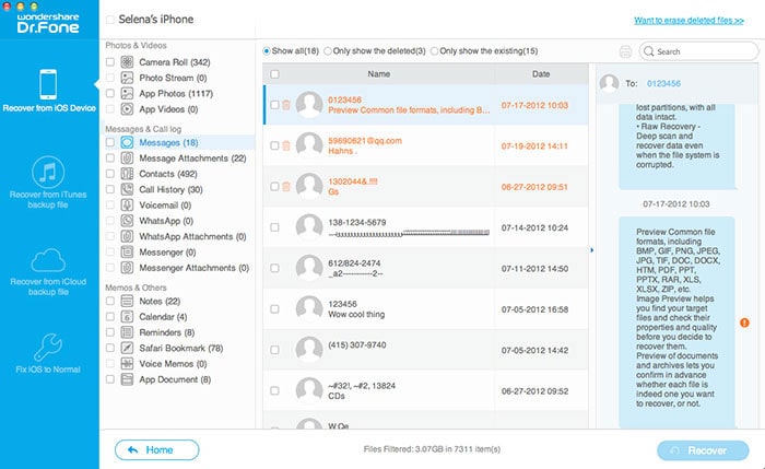 recover deleted reminders from iphone