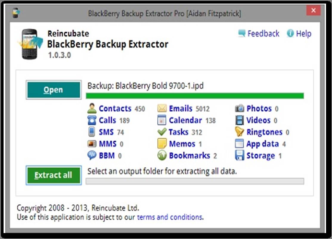 Top 3 Simple Blackberry Backup Extractors