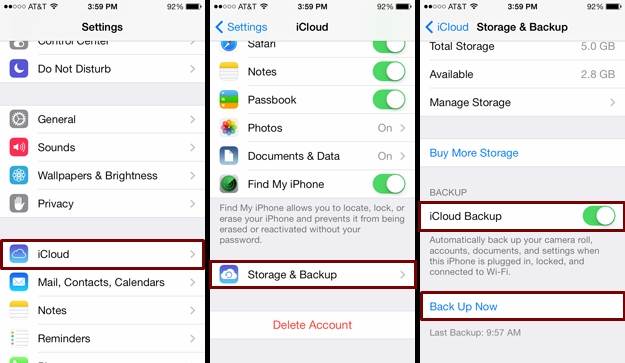 Top 3 Ways to Backup iPhone Text Messages