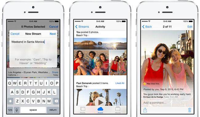how to use Photo Stream on iCloud