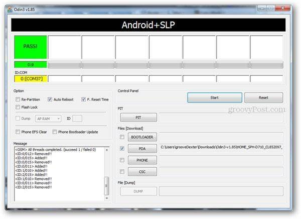Làm thế nào để Root Samsung Galaxy S3 I9300 ngày XXUFMB3 Android 4.2.1
