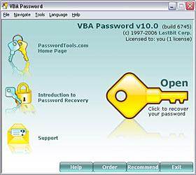 vba password