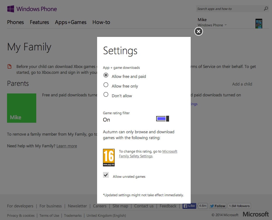Everything you need to know about My Family for Windows Phone