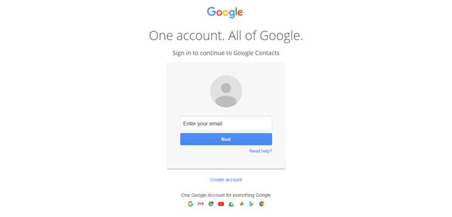 manage google contacts