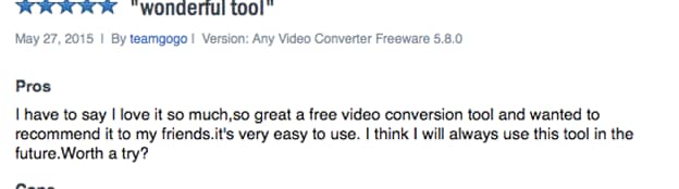 Any Video Converter Reviews and Alternatives