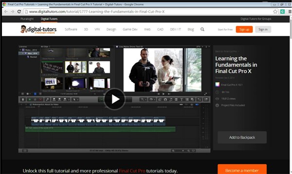 Final Cut Pro X Tutorial and Training Websites