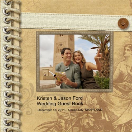 wedding guest book pages
