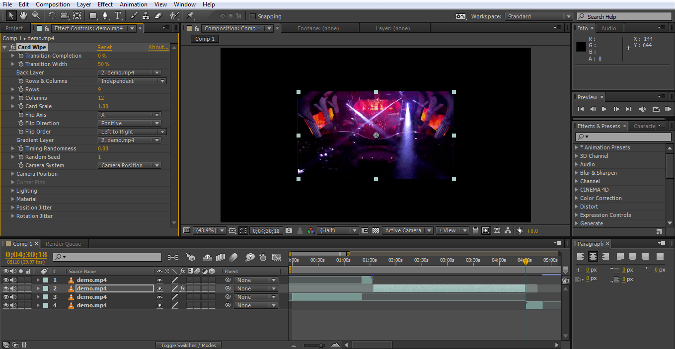 after effects cut path