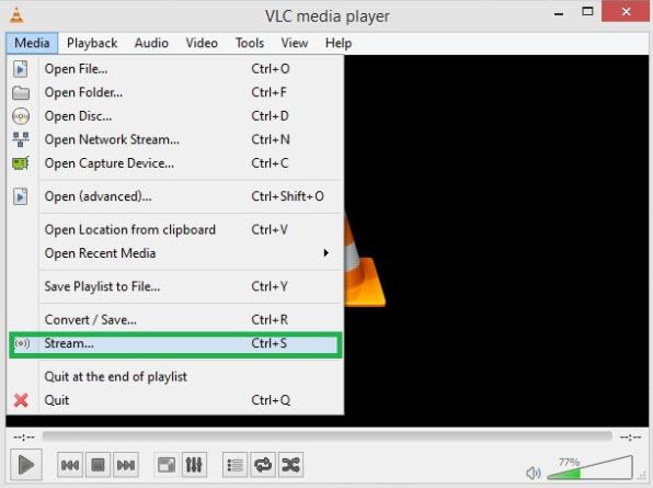 stream video with vlc