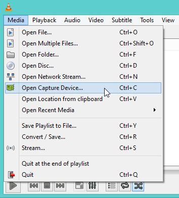 Use VLC as a Screen Capturing Tool
