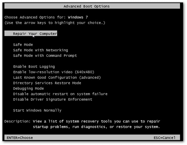 How to fix the invalid partition table problem