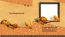Thanksgiving Day Cards Template