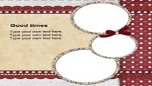 Family Good Time Scrapbook Template