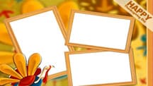 Golden Thanksgiving Day Collages