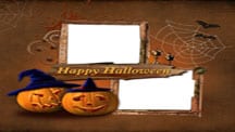 Trick or Treat Halloween Scrapbook Template