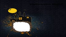 Halloween Evening Scrapbook Template