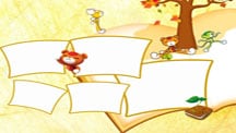 Cartoon Collage Template for Kids