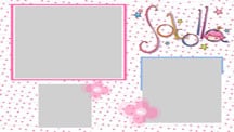 Pink Girl Collage Template