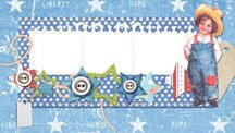 Scrapbook Template for Boys