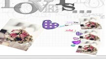 Love wedding scrapbook template Love wedding scrapbook template