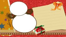 New Year Gift Collage Template