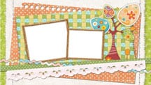 Our Pet Friends Scrapbook Template