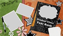 School Yearbook Collage Template 