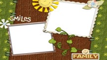 Scrapbook Templates -Family Time