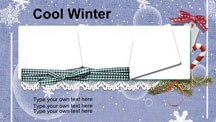 Snowflake Scrapbook Template