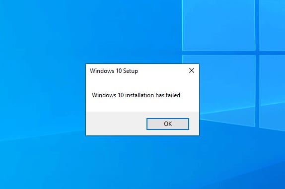 Windows Installation Has Failed Log