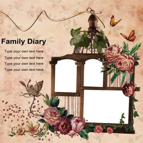 family scrapbook templates