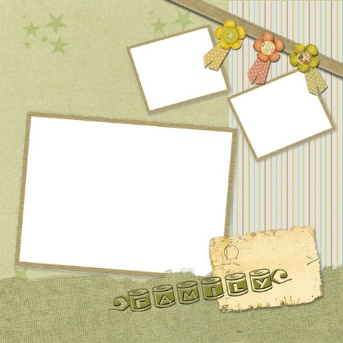 family scrapbook templates