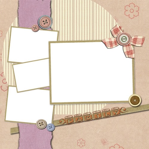 family scrapbook templates