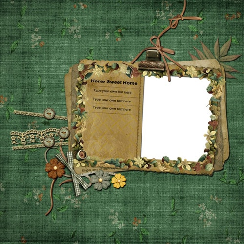 family scrapbook templates