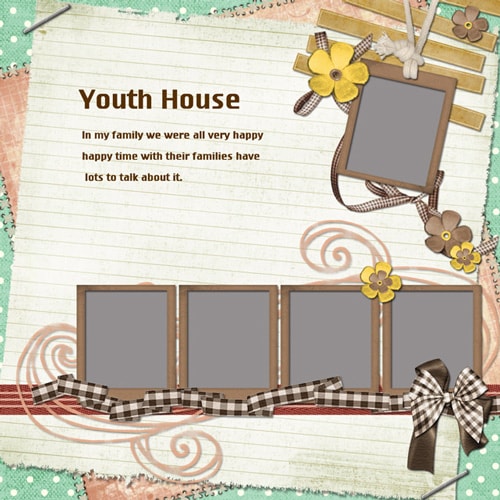 family scrapbook templates